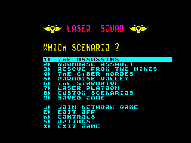 Title screen